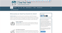 Desktop Screenshot of isendyouremail.com